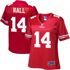 Pro Line Women's San Francisco 49ers Chad Hall Team Color Jersey