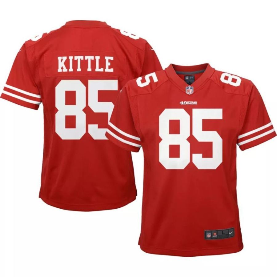 Nike Youth San Francisco 49ers George Kittle #85 Red Game Jersey