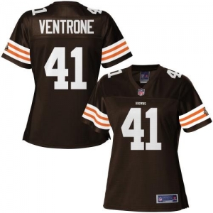 Pro Line Women's Cleveland Browns Ray Ventrone Team Color Jersey