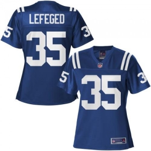 Pro Line Women's Indianapolis Colts Joe Lefeged Team Color Jerse