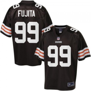 Pro Line Men's Cleveland Browns Scott Fujita Team Color Jersey