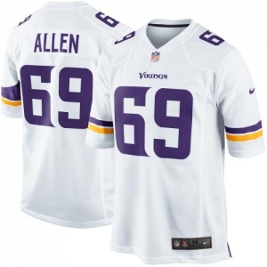 Nike Jared Allen Minnesota Vikings New 2013 Game Jersey - White