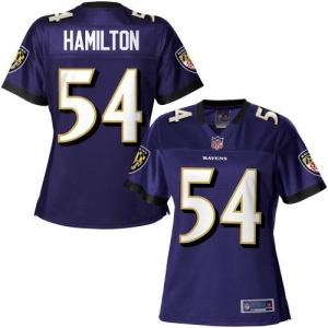 Pro Line Women's Baltimore Ravens Adrian Hamilton Team Color Jer