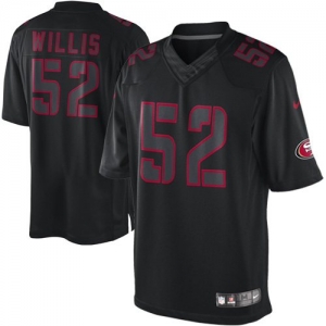 Nike Patrick Willis San Francisco 49ers Youth Impact Jersey - Bl