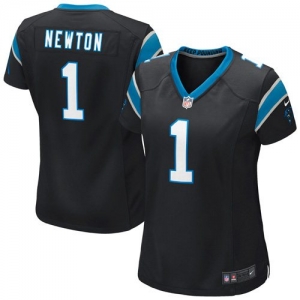 Nike Cam Newton Carolina Panthers Youth Girls Game Jersey - Blac