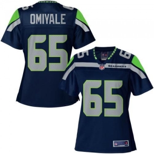 Pro Line Women's Seattle Seahawks Frank Omiyale Team Color Jerse