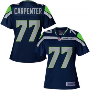 Pro Line Women's Seattle Seahawks James Carpenter Team Color Jer