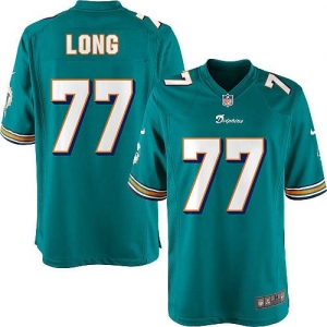 Nike Jake Long Miami Dolphins Youth Game Jersey - Aqua