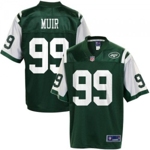 Pro Line Men's New York Jets Daniel Muir Team Color Jersey