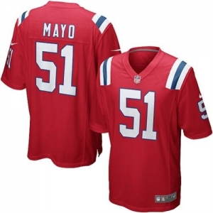 Nike New England Patriots Jerod Mayo Game Throwback Jersey