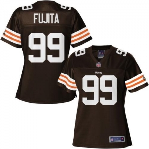 Pro Line Women's Cleveland Browns Scott Fujita Team Color Jersey