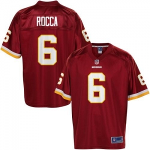 Pro Line Men's Washington Redskins Sav Rocca Team Color Jersey