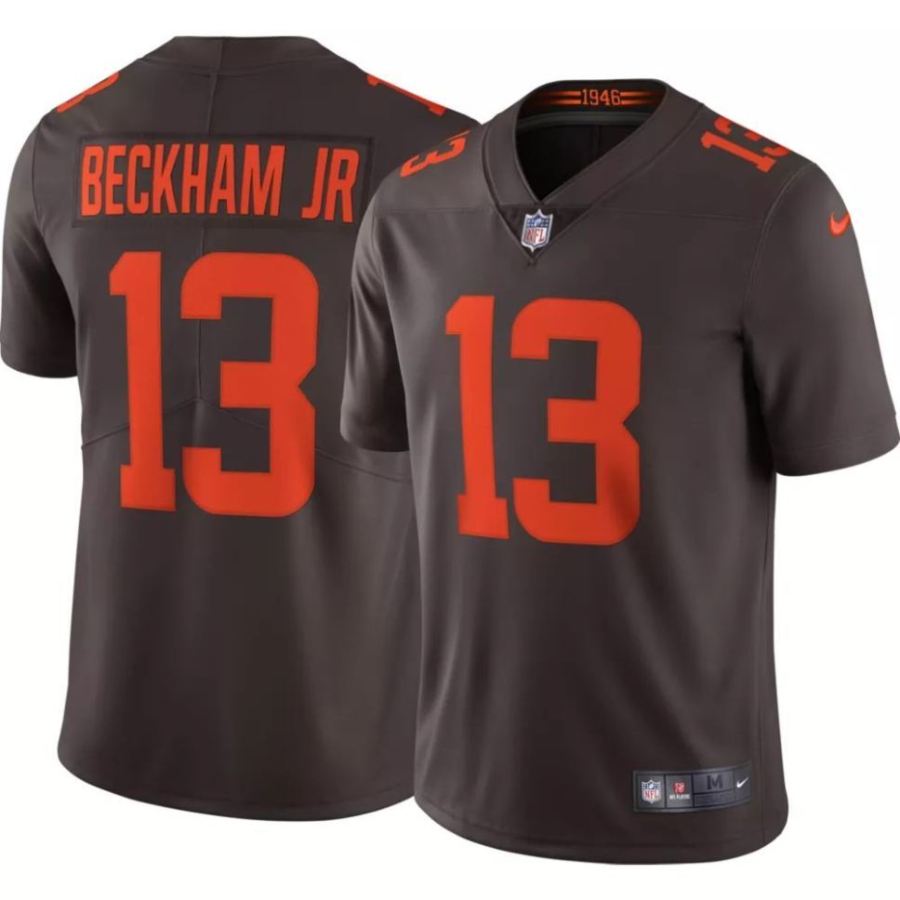 Nike Men's Cleveland Browns Odell Beckham Jr. #13 Brown Limited