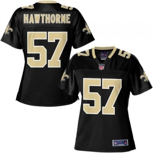 Pro Line Women's New Orleans Saints David Hawthorne Team Color J