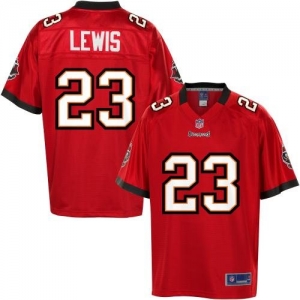 Pro Line Men's Tampa Bay Buccaneers Myron Lewis Team Color Jerse