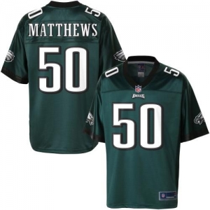 Pro Line Men's Philadelphia Eagles Casey Matthews Team Color Jer