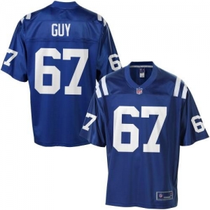 Pro Line Men's Indianapolis Colts Lawrence Guy Team Color Jersey