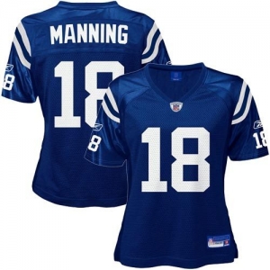 Reebok NFL Equipment Indianapolis Colts #18 Peyton Manning Navy