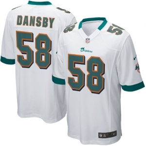 Nike Karlos Dansby Miami Dolphins Game Jersey - White