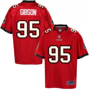 Pro Line Men's Tampa Bay Buccaneers Gary Gibson Team Color Jerse