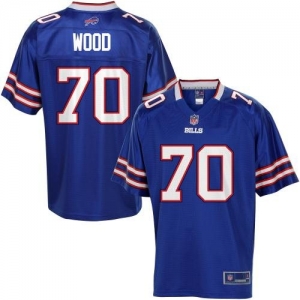 Pro Line Men's Buffalo Bills Eric Wood Team Color Jersey