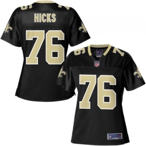 Pro Line Women's New Orleans Saints Akiem Hicks Team Color Jerse