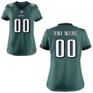 Nike Women's Philadelphia Eagles Customized Team Color Game Jers