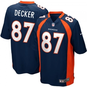 Nike Eric Decker Denver Broncos Youth Game Jersey - Navy Blue