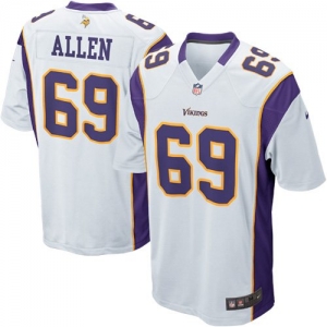 Nike Jared Allen Minnesota Vikings Game Jersey - White