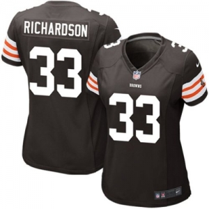 Nike Trent Richardson Cleveland Browns Youth Girls Game Jersey -