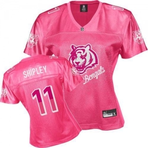 Reebok Cincinnati Bengals Jordan Shipley Women's Pink Fem Fan Je