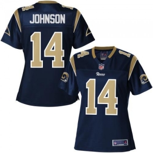 Pro Line Women's St. Louis Rams Nick Johnson Team Color Jersey