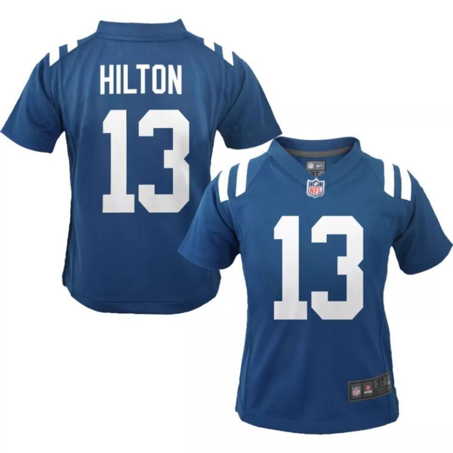 Nike Boys' Indianapolis Colts T.Y. Hilton #13 Blue Game Jersey