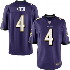 Nike Youth Baltimore Ravens Sam Koch Team Color Game Jersey