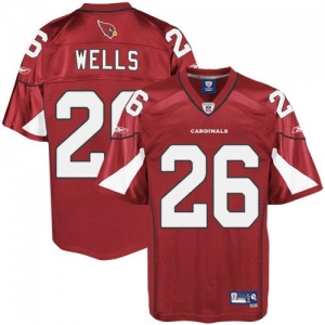 Reebok Beanie Wells Arizona Cardinals Premier Tackle Twill Jerse