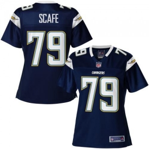 Pro Line Women's San Diego Chargers Scafe Team Color Jersey