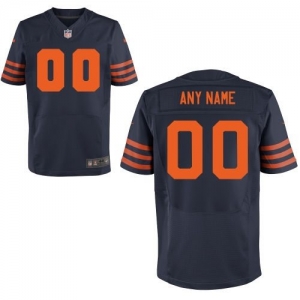 Nike Chicago Bears Customized Elite Throwback Jersey - Navy Blue