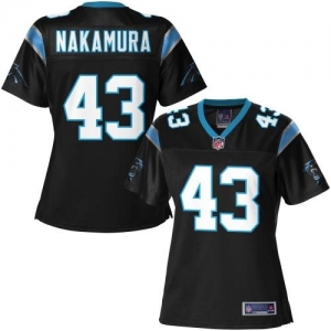 Pro Line Women's Carolina Panthers Haruki Nakamura Team Color Je