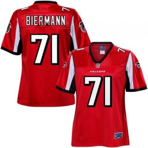 Pro Line Women's Atlanta Falcons Kroy Biermann Team Color Jersey