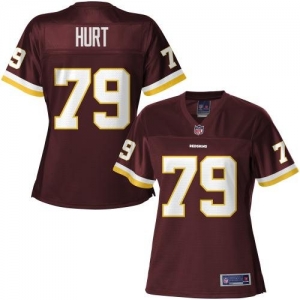 Pro Line Women's Washington Redskins Maurice Hurt Team Color Jer