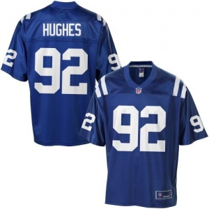 Pro Line Men's Indianapolis Colts Jerry Hughes Team Color Jersey