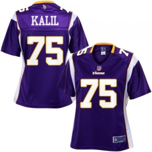 Pro Line Women's Minnesota Vikings Matt Kalil Team Color Jersey