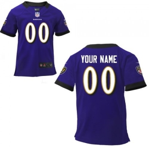 Nike Baltimore Ravens Preschool Customized Team Color Game Jerse