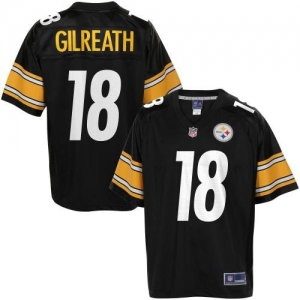 Pro Line Men's Pittsburgh Steelers David Gilreath Team Color Jer