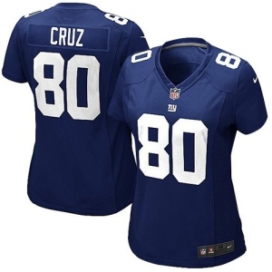 Nike Victor Cruz New York Giants Youth Girls Game Jersey - Royal