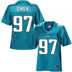 Pro Line Women's Jacksonville Jaguars John Chick Team Color Jers