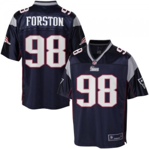 Pro Line Men's New England Patriots Marcus Forston Team Color Je