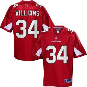 Pro Line Men's Arizona Cardinals Ryan Williams Team Color Jersey