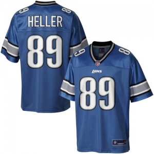 Pro Line Men's Detroit Lions Will Heller Team Color Jersey