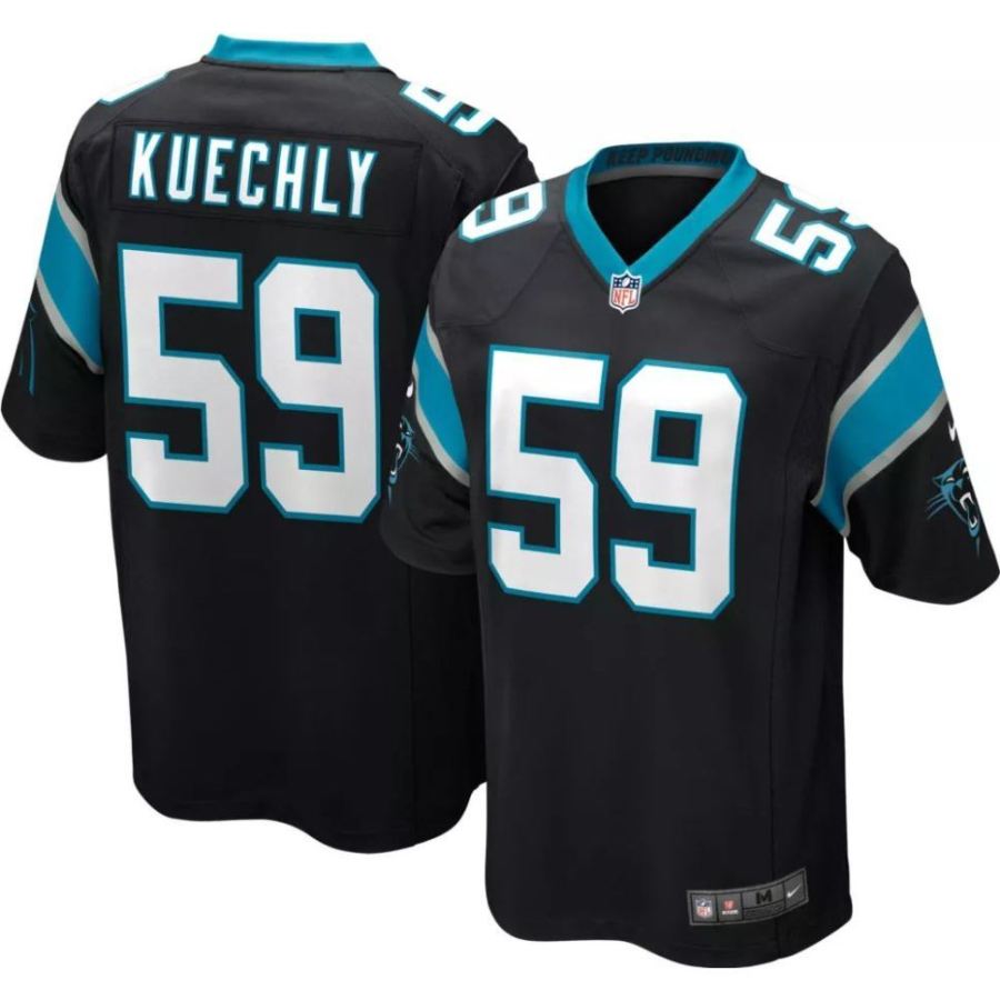 Nike Men's Carolina Panthers Luke Kuechly #59 Black Game Jersey